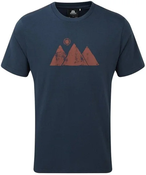Fynd M's Mountain Sun Tee Denim Blue