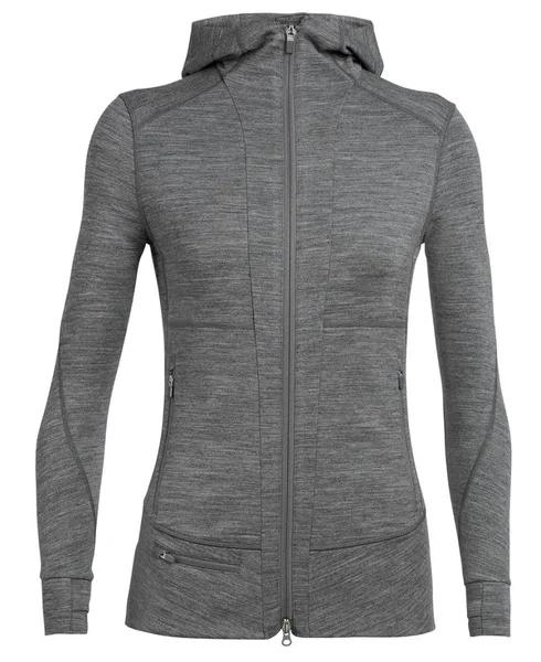 Wmns Quantum II LS Zip Gritstone Hthr Rea