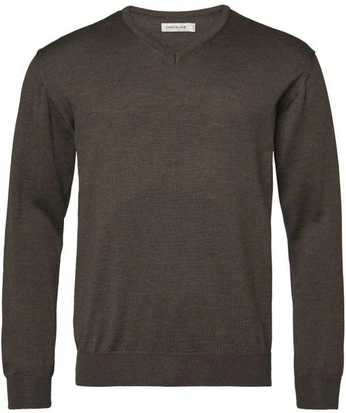 Aston Pullover Men Leather Brown I lager