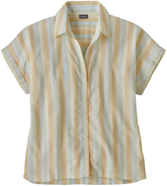 Nyhet W's LW A/C Shirt Cali Stripe Isla Yellow