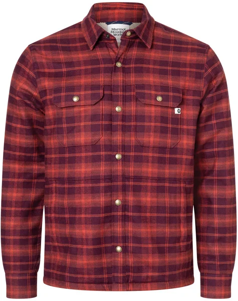 M's Ridgefield Heavyweight Sherpa Lined Flannel Port Royal Rea
