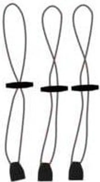 Expressleverans Elastic Gear Straps 3 pieces Raven