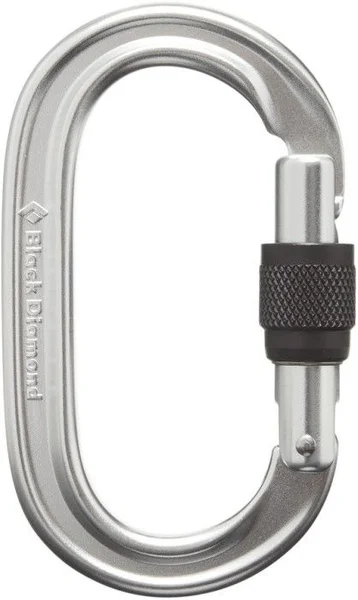Oval Keylock Screwgate Biner Polished Populärt val