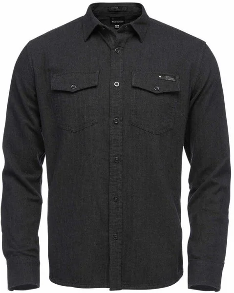 M's Sentinel LS Flannel Shirt Carbon Heather Expressleverans