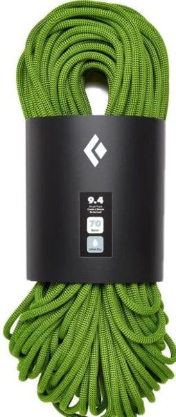 9,4 Rope - 70M Dry Envy Green Snabb frakt