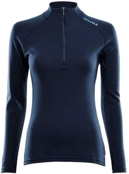 Outlet Aclima W's WarmWool Mockneck Shirt Navy Blazer