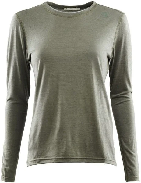 Aclima W's LightWool Undershirt Long Ranger Green Billigare