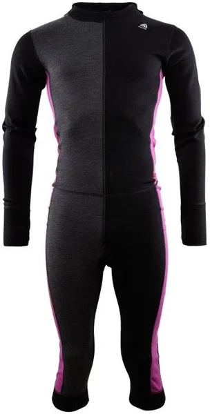 I lager Aclima M's WarmWool Overall 3/4 Jet Black / Marengo / Sunset Purple