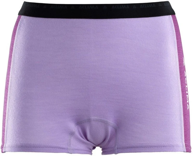 Erbjudandepris Aclima W's WarmWool Boxer Shorts Purple Rose / Sunset Purple