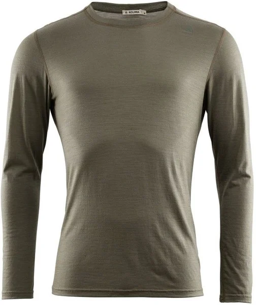 Rabatt Aclima M's LightWool Undershirt Long Ranger Green