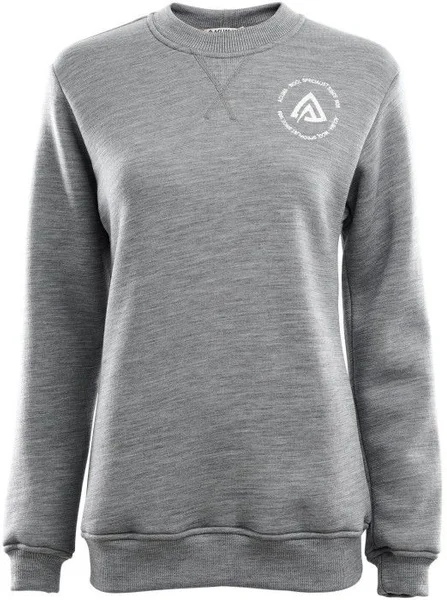 Billigare Aclima W's FleeceWool Crew Neck Grey Melange