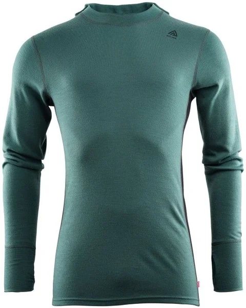 risnedsättning Aclima M's WarmWool Hood Sweater North Atlantic / Jet Black