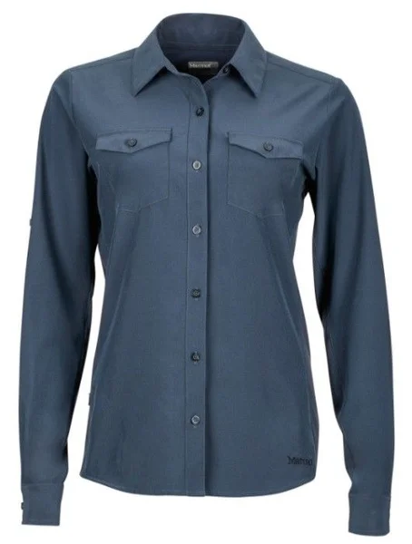W's Annika LS Shirt Dark Steel Nyhet