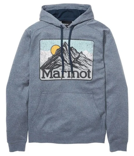 M's Mountain Peaks Hoody Dark Indigo Heather Bästa pris