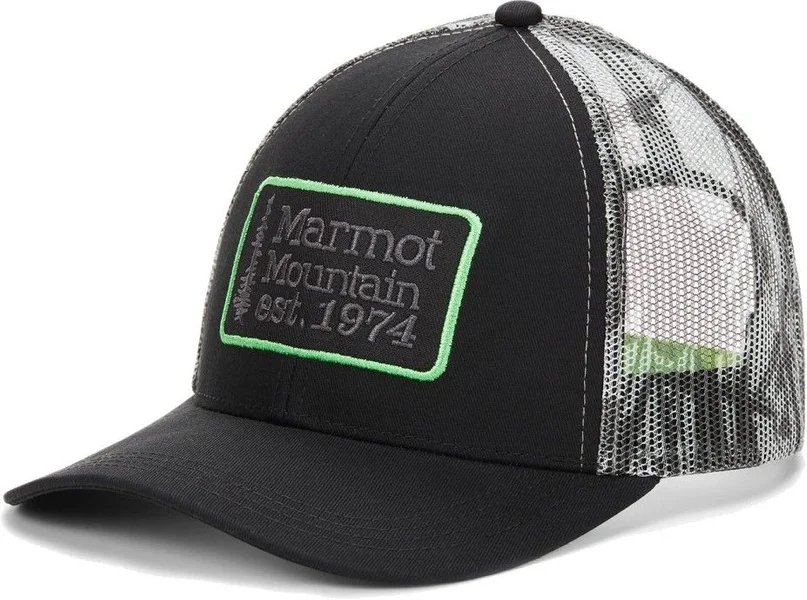 Retro Trucker Hat Black/Racing Stripes Reapris