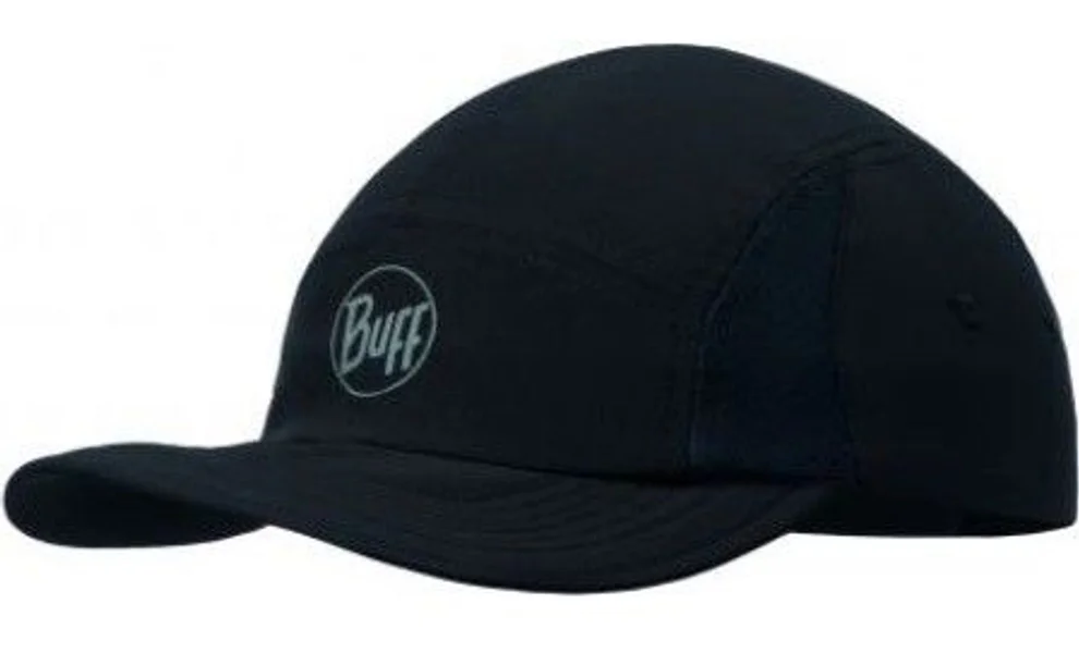 5 Panel Cap R-Solid Black Billig