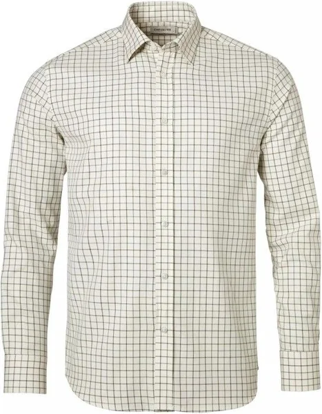 Luton Shirt Shooting Fit Men Hunter Green Checked Snabb leverans