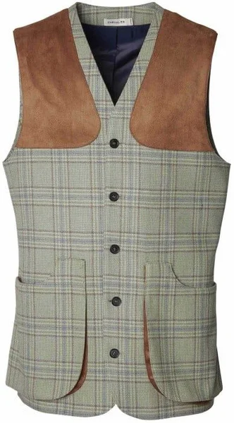 Wiston Tweed Shooting Vest Men Willlow Checked Kampanj