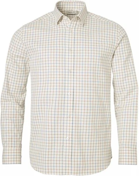 Tealing Shirt Shooting Fit Men Spring Blue Checked Begränsat erbjudande