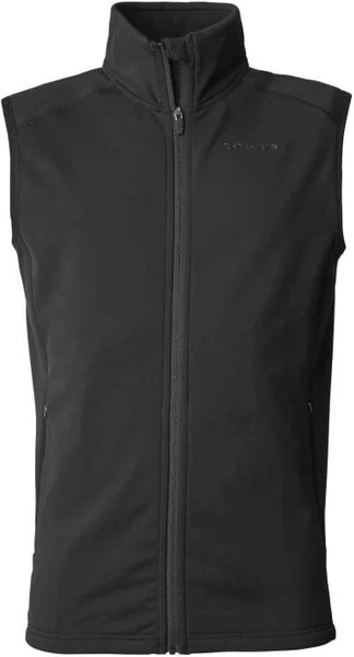 Lenzie Fleece Vest Men Black Nedsatt pris