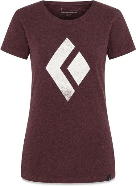 Lågt pris W's Chalked Up Tee Bordeaux Heather