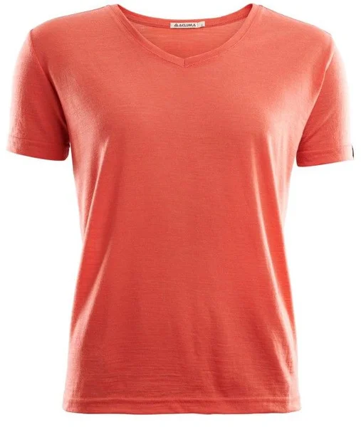Populär Aclima LightWool T-shirt Loose Fit Woman Burnt Sienna