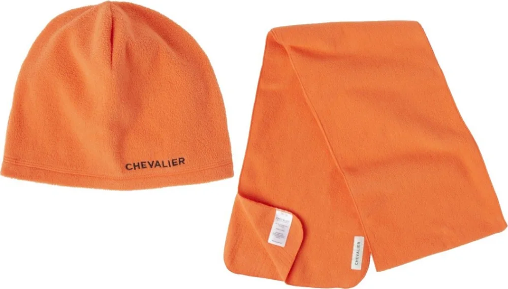 Nedsatt pris Teal Beanie/Scarf Set High Vis Orange