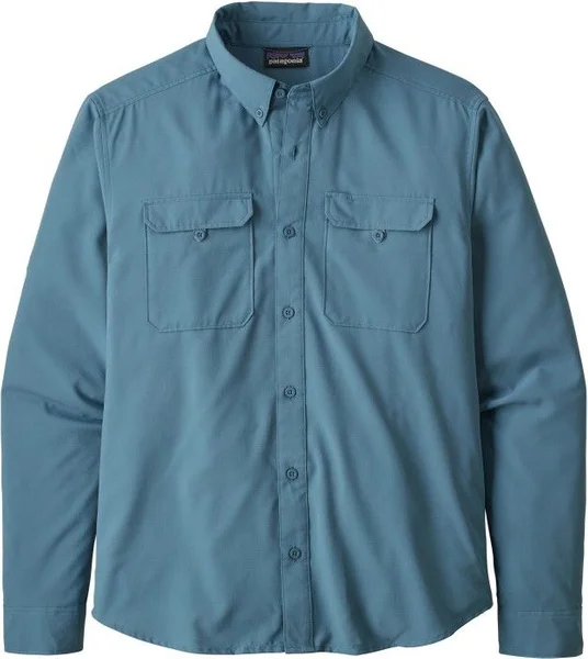 Kampanjpris M's L/S Self Guided Hike Shirt Pigeon Blue