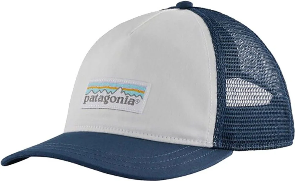 W's Pastel P-6 Label Layback Trucker Hat White w/Stone Blue Begränsat erbjudande