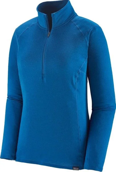 Handla nu W's Cap TW Zip Neck Alpine Blue/Light Alpine Blue X-Dye
