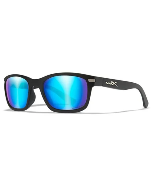 Helix Polarized Blue Matte Black Rea