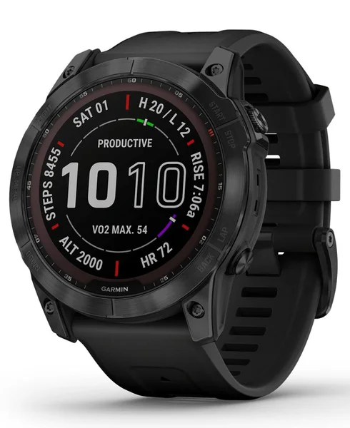 Populärt val fenix 7X Sapphire Solar DLC Black