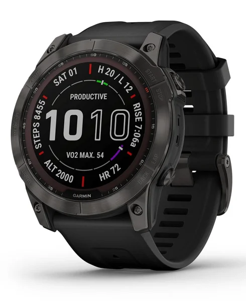 fenix 7X Sapphire Solar DLC Carbon Gray Snabb frakt