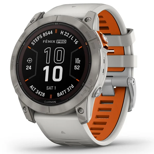 fenix 7X Pro Sapphire Solar Titanium Fog Gray Endast denna vecka