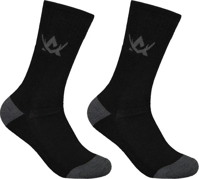 Hunter Wool Socks 2 pairs package Dark Grey Populärt val