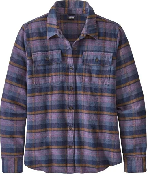 Snabb frakt W's L/S Fjord Flannel Shirt Pistil Hyssop Purple