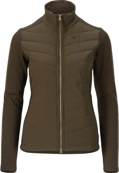Retrieve Insulated Lady Cardigantröja Dark Warm Olive Kundfavorit
