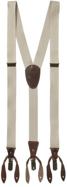 Suspenders Sand Fri frakt
