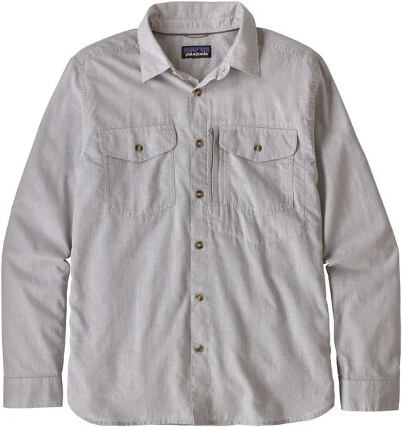 M's L/S Cayo Largo II Shirt Chambray Feather Grey Sista chansen