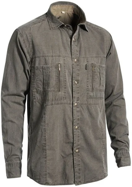 Rabatter Gobi Safari Shirt LS Tobacco