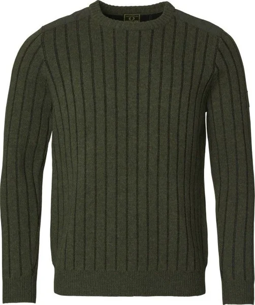 Fjord Plated RN Sweater Sweater Green Premium