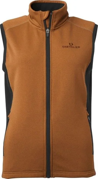 risnedsättning Lenzie Fleece Vest Women Orange/Brown
