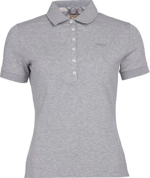 Snabb leverans W's Portsdown Polo Shirt Light Grey Marl/Platinum