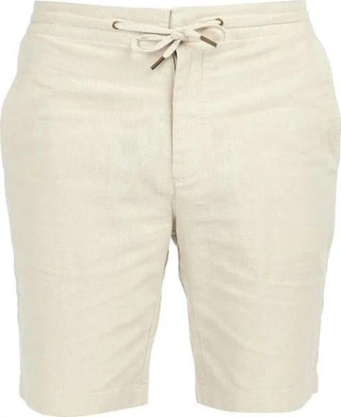 Billigare M's Linen Shorts Light Stone