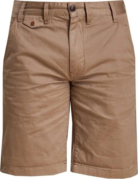 Fynd M's Neuston Twill Shorts Dark Stone