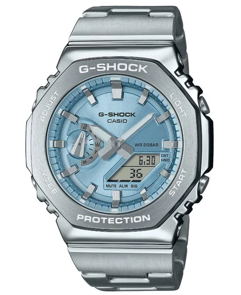 Billig G-Shock GM-2110D-2AER Silver