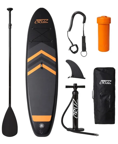 Inflatable Stand Up Paddleboard Black Fri frakt