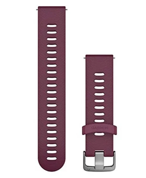 Premium Quick Release 20 Silikon Silver Lilla