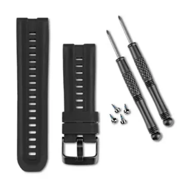 Black Silicone Watch Band Black Beställ idag