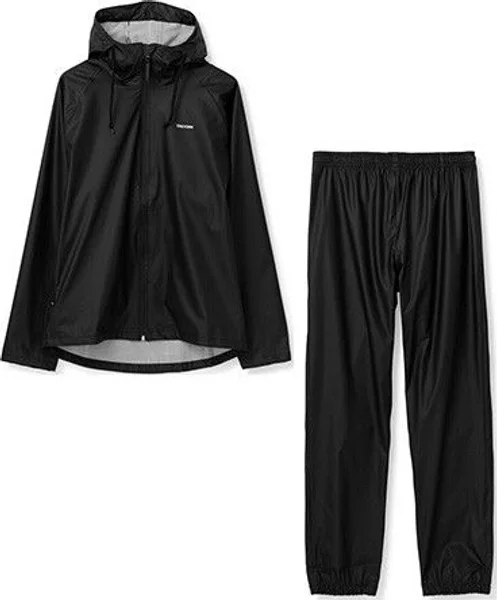 Packable Rainset Black Bästa pris